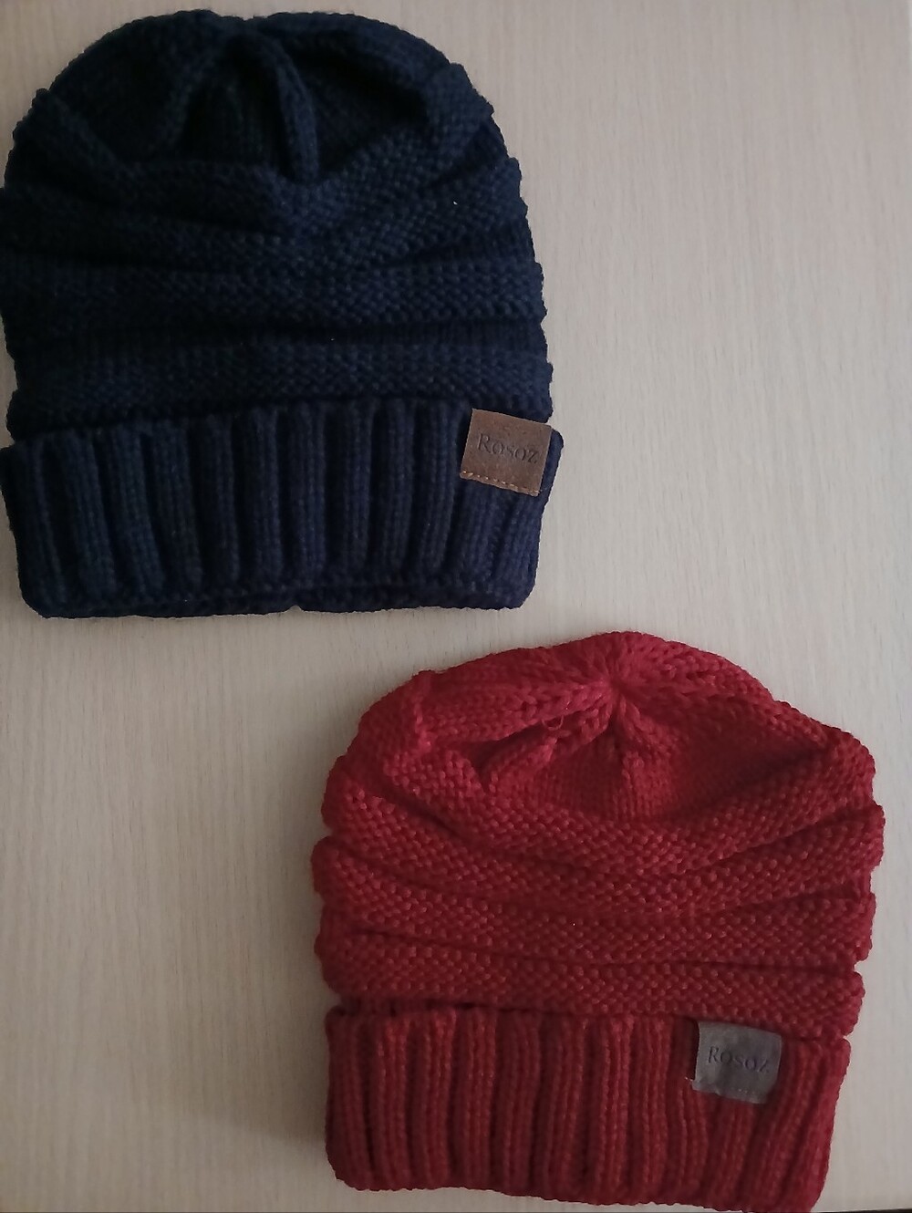 Cute Beanie Set - Black and Red, Like New/never used.